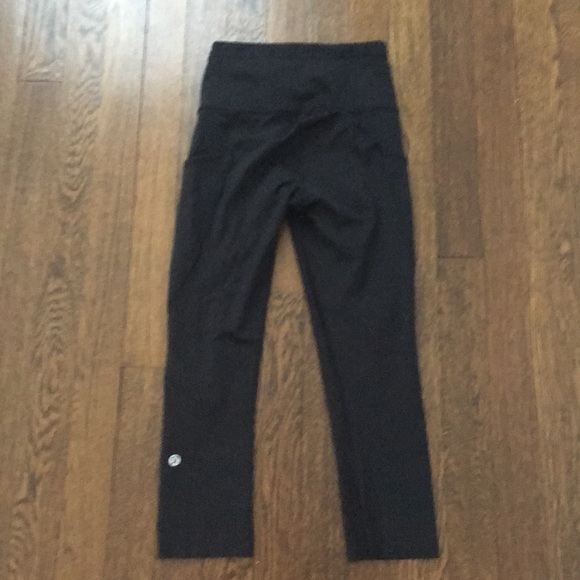 Lululemon Black Capris - Picture 2 of 5